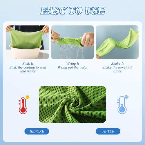 PKRFCJ Cooling Neck Wraps,4 Pack Cooling Towels For Neck And Face Cooling Towel For Hot Weather Cooling Neck Wrap Towel Cooling Rags For Neck Neck Cooling Scarf Long Lasting Cool.