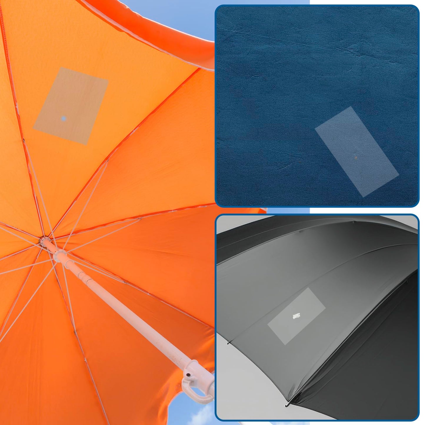 Quality Life RV Awning Repair Tape，Clear Tent Repair Tape Waterproof, for Tarp,Canvas，Boat Covers, Sail, Heavy Duty High Adhesive - 3.15in x 65.6ft