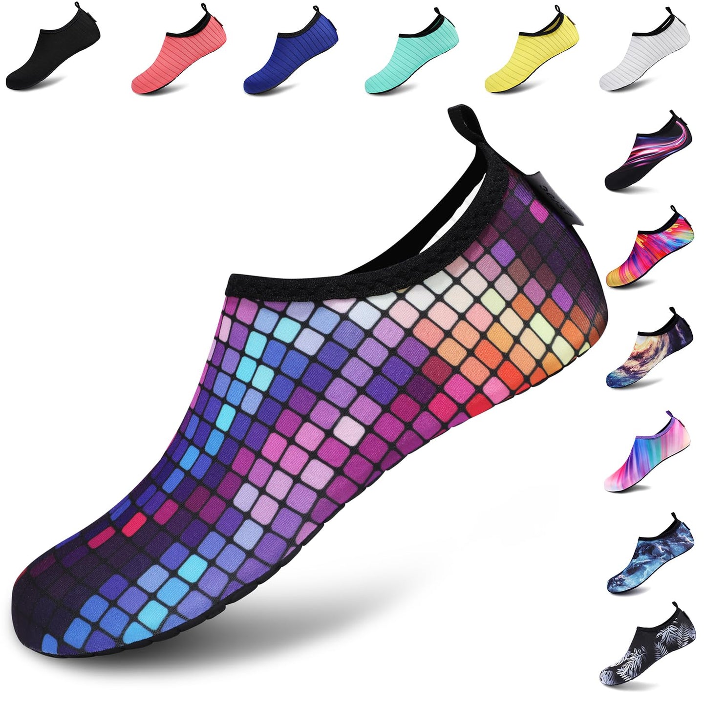 VIFUUR Water Sports Unisex Shoes Purple - 9-10 W US / 7.5-8.5 M US (40-41)