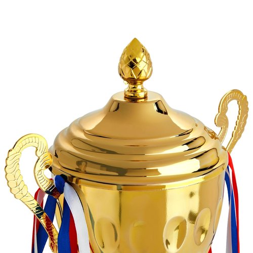 Juvale 16.63 Inch Large Gold 1st Place Championship Trophy Cup - Trophy Award for Football, Soccer and Fantasy Sports Competition