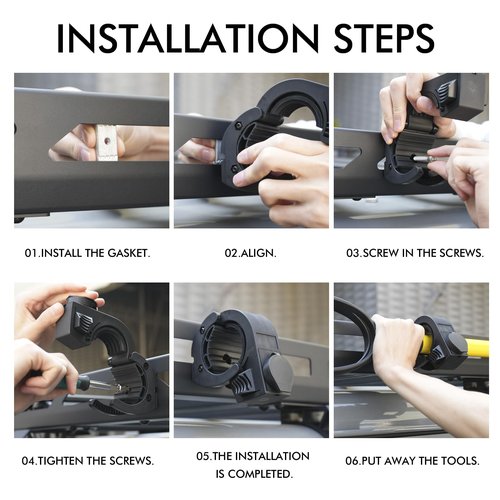 Shovel Holder Rubber Grip Mount Kit with Lock – Fits 0.79"-1.97" Tool Handles, Quick-Release for Off-Road Vehicles, Roof Racks, Molle Panels, SUVs, Trucks, UTVs, ATVs – Heavy-Duty, Anti-Theft Design