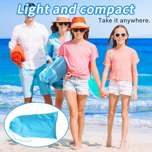 Keureedg Beach Canopy Sun Shade, Beach Shade Canopy Wind Sail Camping Sun Shelter Outdoor Beach Tent Sun Shelter Easy Set Up Beach Canopy for Camping, Backyard, Fishing and Picnics (Patent Pending)