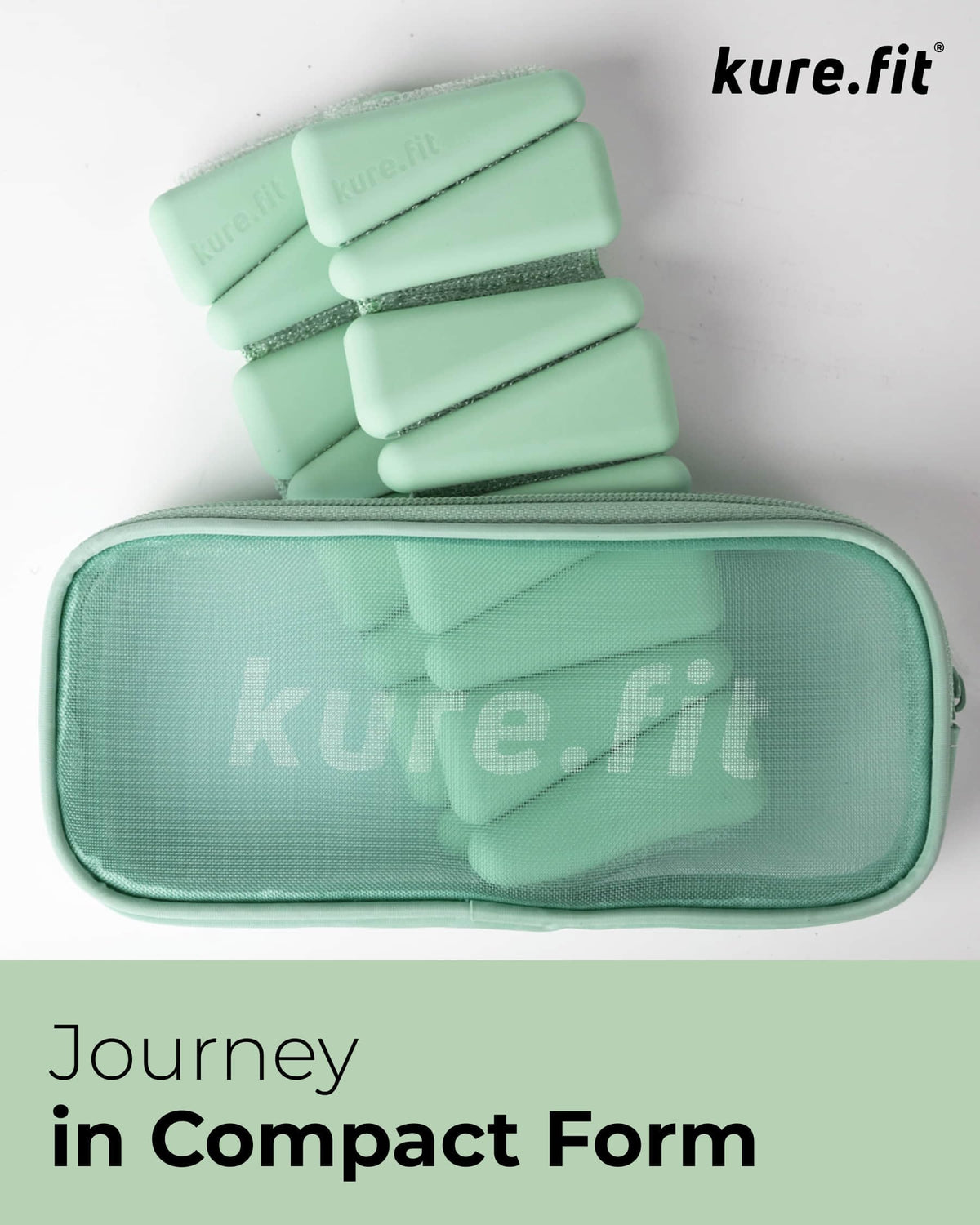 kure.fit Weighted Bangles | Adjustable Wrist and Ankle Weights for Women 2LB Each (Set of 2) | Ankle Weights for Yoga, Pilates & Walking | Leg & Arm Weights for Men | Home & Gym Workouts