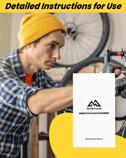 mtbtour Brake Bleed Kit for Shimano,TEKTRO,TRP Hydraulic Disc Brakes,Bicycle Hydraulic Brake Bleed Kit Including 180 ML Mineral Brake Fluid