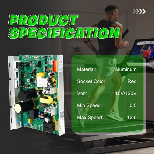 LEAPTREND AE0030C Upgraded Treadmill Lower Motor Control Board 110V/120V, Compatible with Sole F63 F65 F80 2016-Current, Treadmill Motherboard Controller Replace CRD020075-02 RD020073 PA-AE00300L-008
