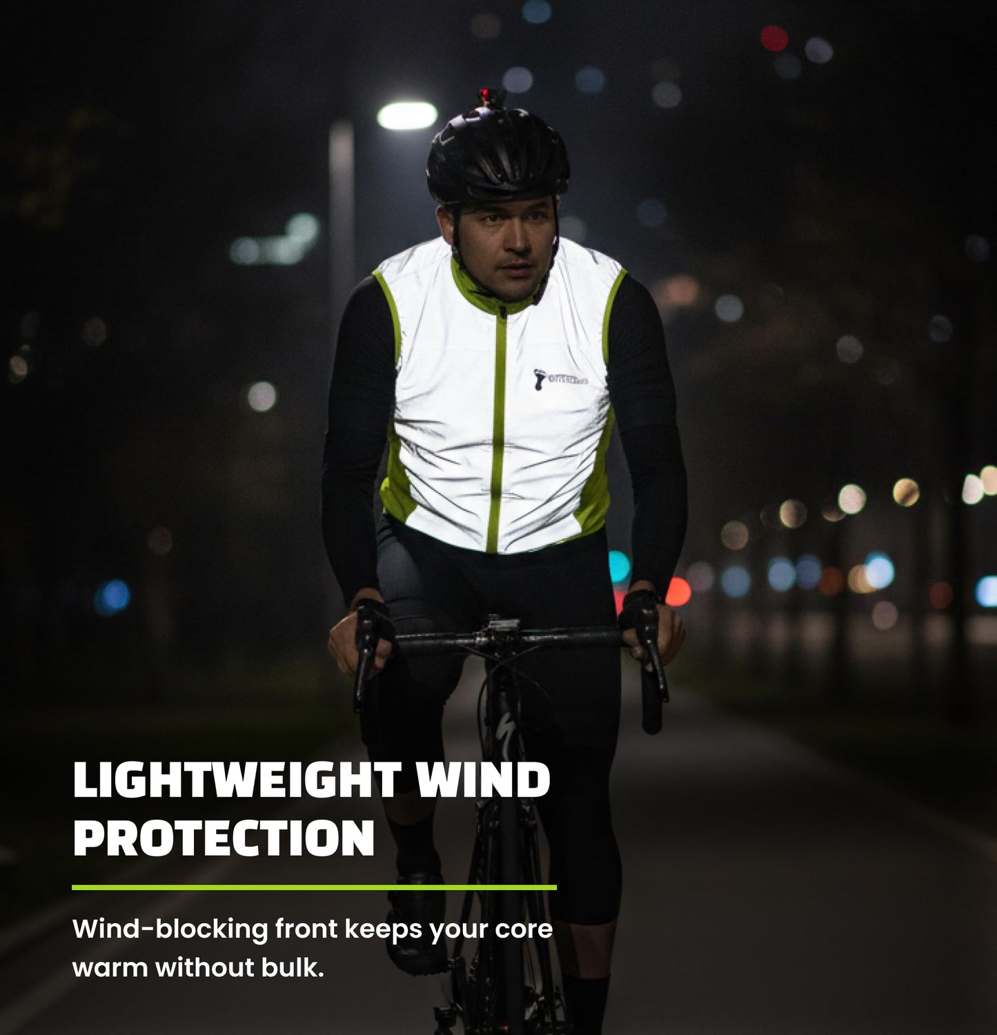 ReflecToes Reflective Safety Vest for Night Visibility – Hi Vis Running & Cycling Gilet – Lightweight, Breathable Outer Layer (Lightweight, X-Large)