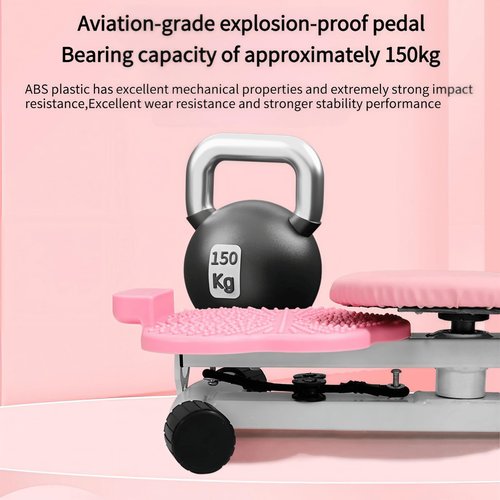 women twist stepper, multifunctional ab exercise board, lovely waist sculptor twist, waist twister, twist exercise machine, stepper for effective home workouts and waist shaping(P-ink)