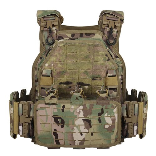 BOMTURN Tactical Vest for Men Quick Release Laser-Cutting Modular Vest for Outdoor