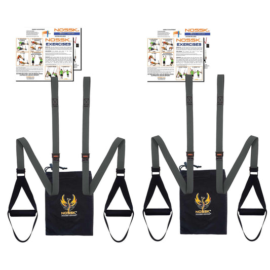 2 Pack - NOSSK GYM Pro Suspension Fitness Trainer - Manufactured in California using US and Global Components