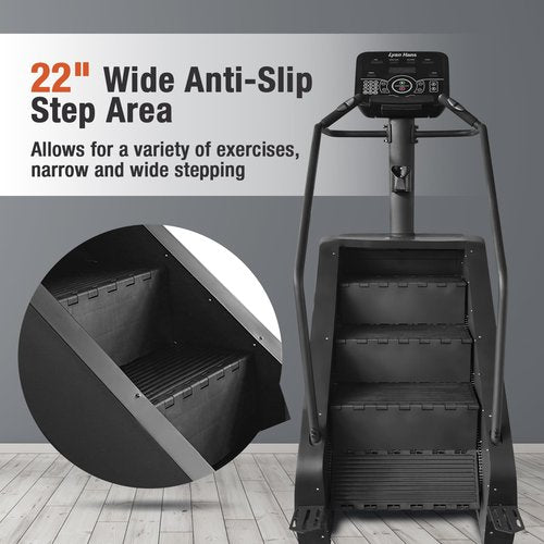 Stair Stepper, Commercial Grade Stepper Machine, Stepmill for Exercise at Home, Stair Climber for Cardio and Lower Body Workouts,15 Speed Levels, 660LBS Capacity, 15-165 Steps/Minute