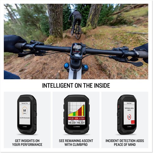 Garmin® Edge® MTB, Rugged GPS Bike Computer with Preloaded, Full-Color Trail Maps and Advanced Performance-Tracking for Mountain Bikers