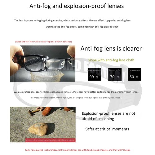 SooGree Sport Glasses Goggles for Men Women Basketball Football Sport Goggles Anti Fog Shock Collision Wearable Safety Goggles