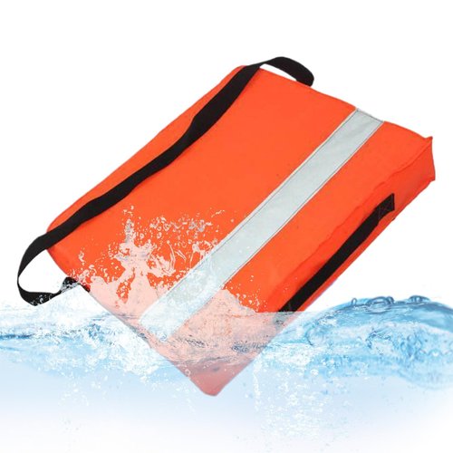 Boat Throwable Flotation Device, 18x14in High Buoyancy Boat Throw Cushion with Strap Water Proof, Emergency Throwable Flotation Device, Swimming & Rescue Boat Throwable Flotation Device (2)