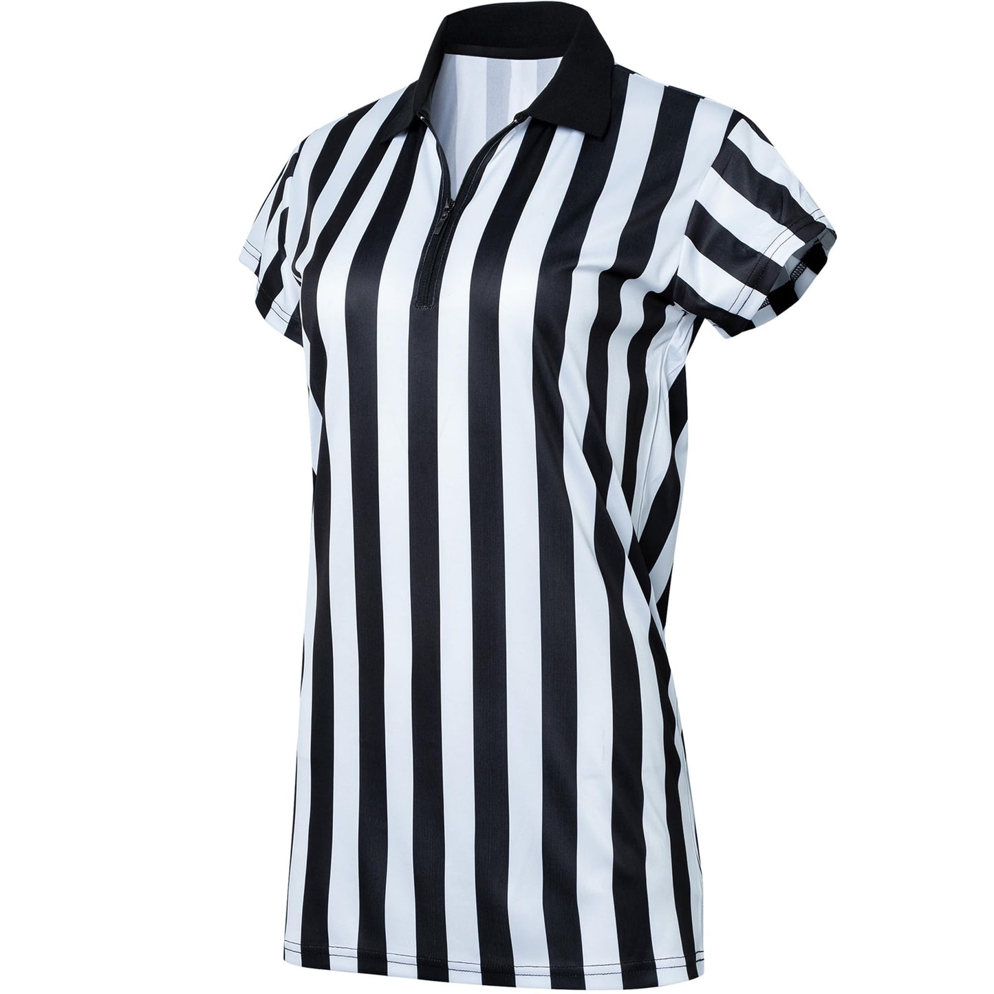 Murray Sporting Goods Women's Collared Referee Shirt | Women's Officials Jersey, Halloween Costume, or Waitress Uniform (Large)