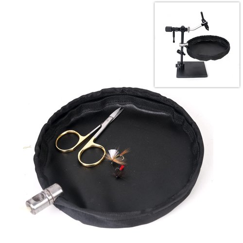 M MAXIMUMCATCH Maxcatch Fly Tying Waste Basket with Magnetic Quick Release- Fits Most Fly Tying Vises for Easy Cleanup