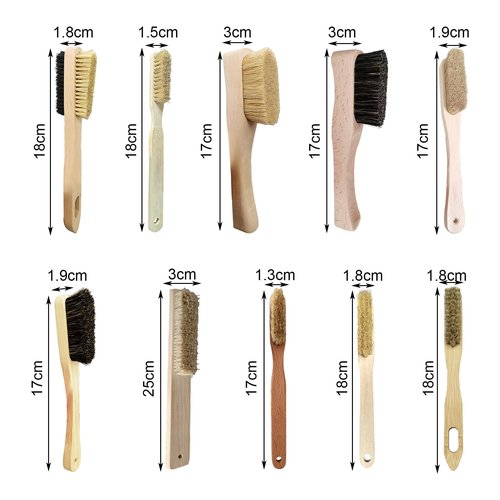 LEAQU Bouldering Brush with Thick Ultra Durable Boar's Hair Bristles,Perfect Rock Climbing Brushes for Rock Climbing Holds on Climbing Wall as Climbing Chalk Brush Indoor or Outdoor H