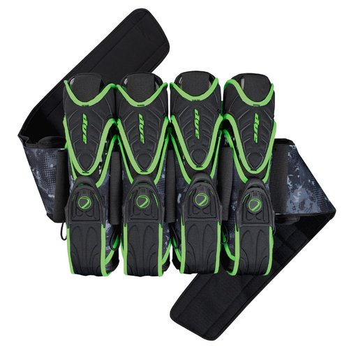 Dye Assault Pack Pro Harness (Black/Lime, 4+5)