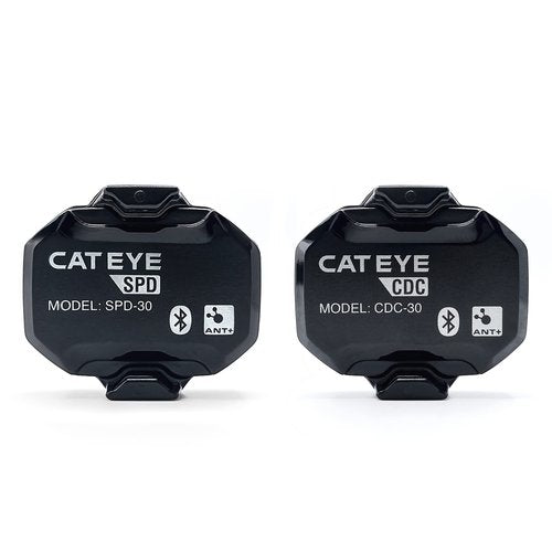 CATEYE Magnetless Speed/Cadence Sensors ??IPX7 Waterproof Wireless Bluetooth ANT+ Bike Computer RPM Sensor for Road, Spin Bikes and Smart Trainers, Compatible with Rouvy, Zwift, Peloton, Wahoo