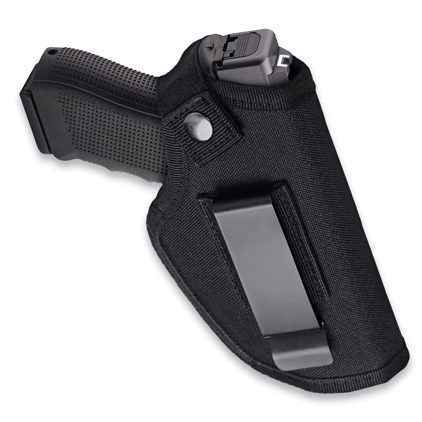 Universal Gun Holster for Men & Women, IWB/OWB Waist Belt Pistol Holster Fits for Taurus Glock Sig M&P Ruger 380 9mm Airsoft Gun Holsters for Concealed Carry Pistol Holder Right/Left Hand