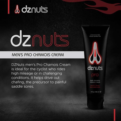 dznuts - Men's Pro Chamois Cream - Anti-Chafing for Saddle Sores and Inner Thigh Friction, Cyclists, Runners, Triathletes - 2 Pack + Socks