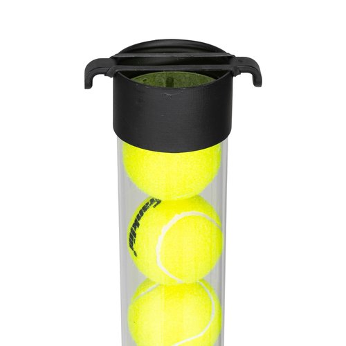 Franklin Sports Tennis + Padel Ball Hopper Tube - (15) Tennis Ball Picker Upper Tube - Hopper + Picker for Quick Pickup + Storage - Practice + Training Equipment - Balls Not Included