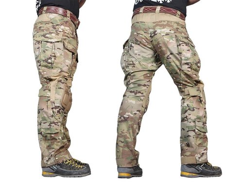 Paintball Equipment Tacticam bdu Emerson Combat G3 Uniform with Knee Pad Multicam MC (M)