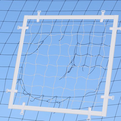 VioraWhite Patch A Net Soccer Goal Repair Kit 3ft x 3ft Soccer Goal Net Hole Replacement Patch for All Sport Nets Quick Field Fixes