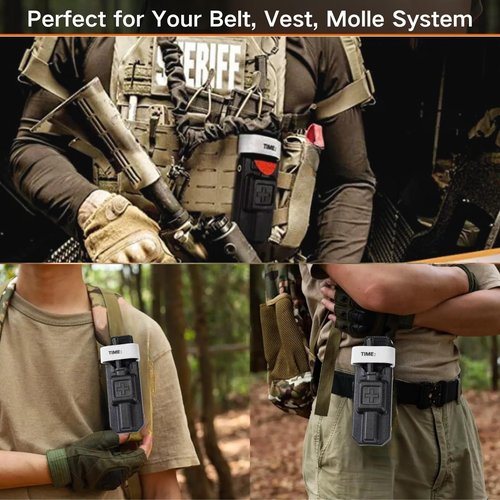 BESWON Tourniquet Holder with Upgraded Tactical Belt Clip, Molle Tourniquet Holster Case for C-A-T Gen 7 and Older, Tourniquet Pouch TQ Holder for Duty Belt