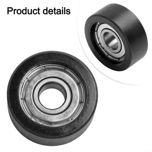 Rowing Machine Seat Wheels 4-Pack, 27Mm Diameter Rowing Machine Bearing Pulley Wheel Replacement For Water Rowers