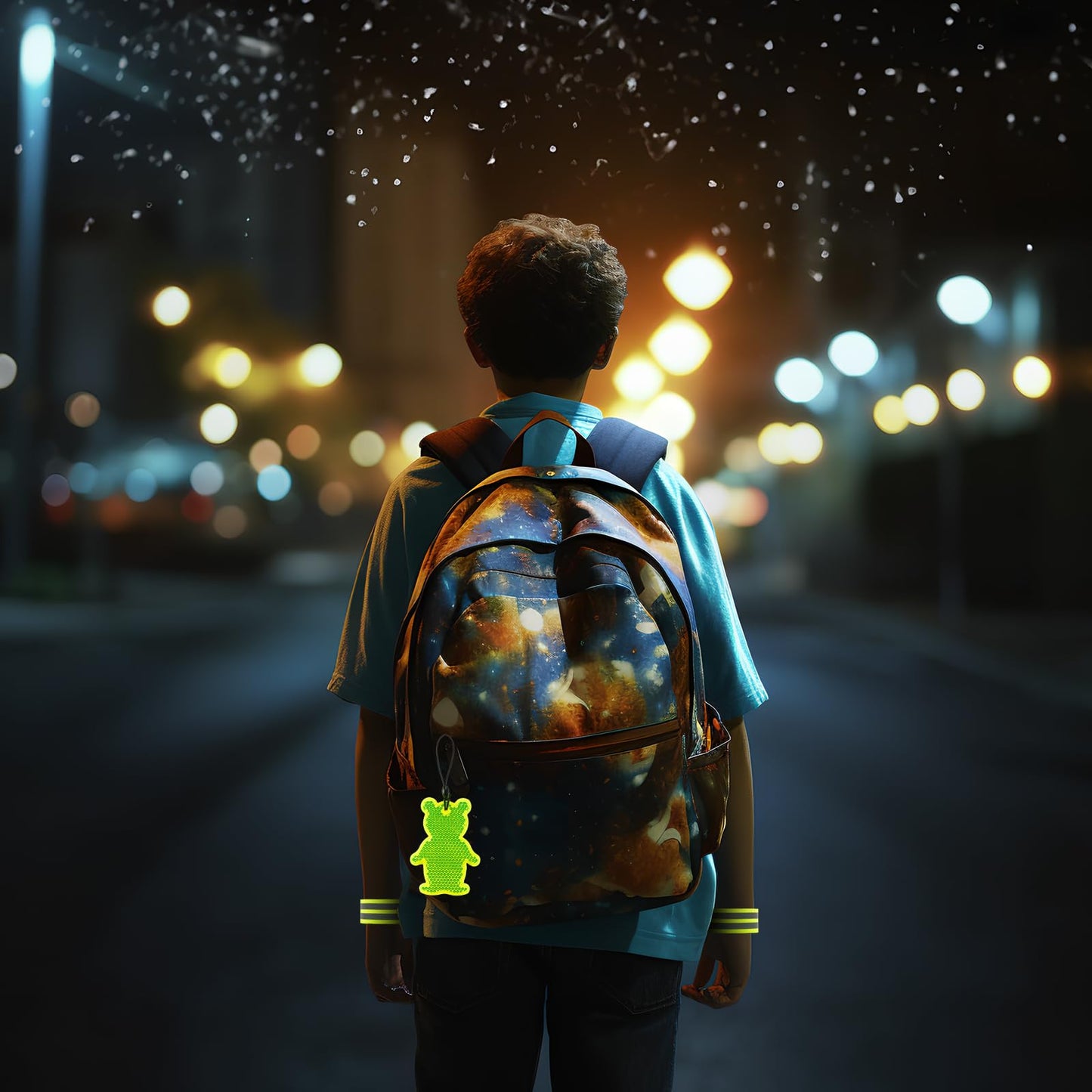 Kids Reflective Vests,High Visibility Child Safety Vests with Reflective Bracelets for Cycling Outdoor
