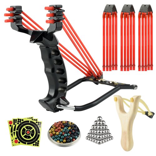 JTXCDFHMJ Slingshot,Wrist Sling Rocket Professional Hunting Sling Shot with Solid Wooden Slingshot,Outdoor, Hunting-for Kids/Children/Adult