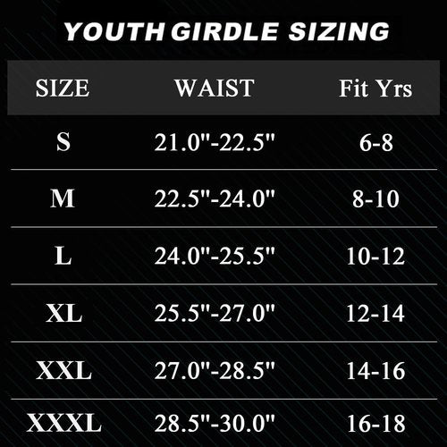ciseroye 7 Pad Girdle Football Youth Football Girdle Youth Boys with Knee Integrated Hip Tailbone Thigh Pads- Basketball Padded Compression Shorts for Basketball Baseball Rugby Soccer- L