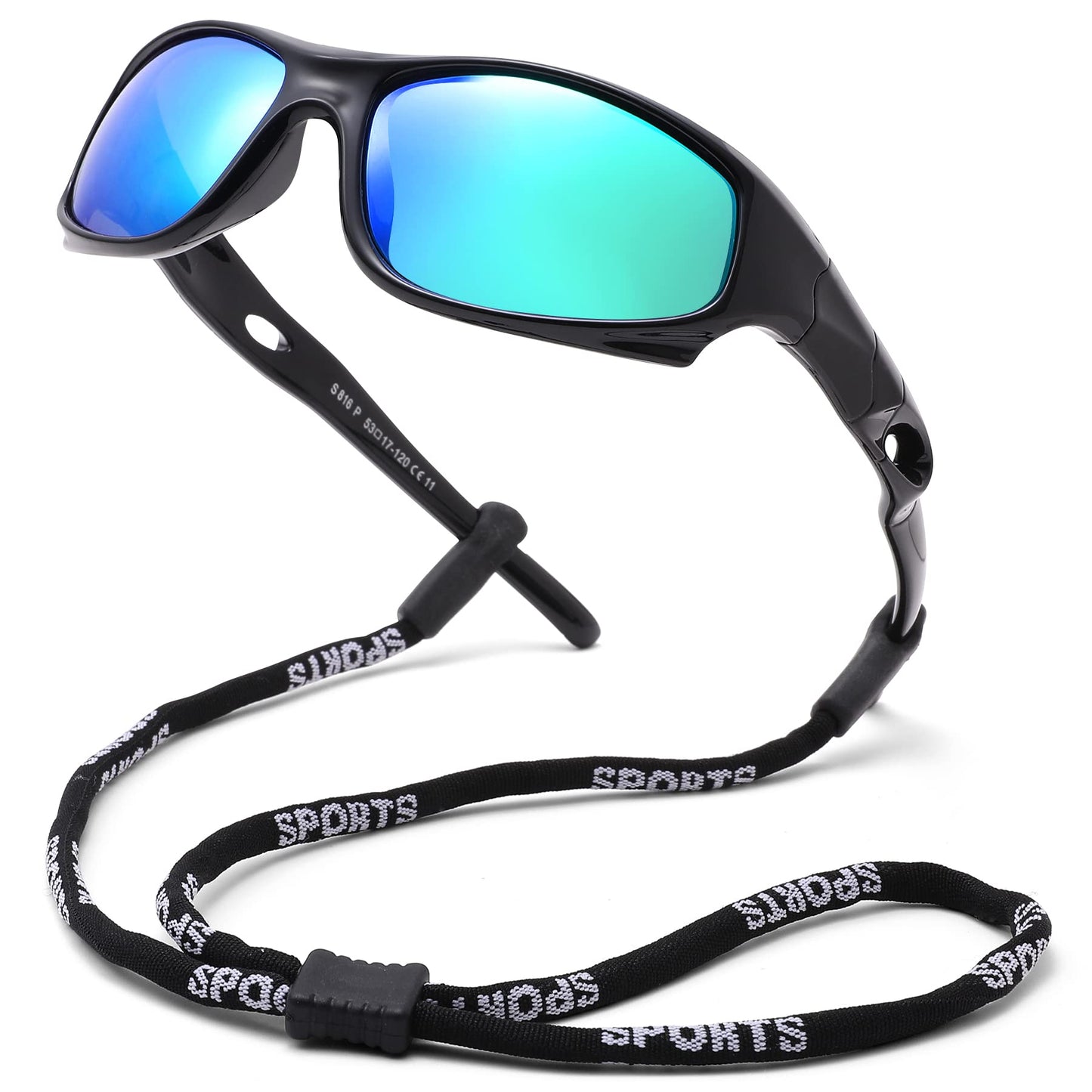 Pro Acme 3 Pack Kids Polarized Sunglasses for Boys Girls,Flexible TR90 Unbreakable Sports Baseball Sunglasses for Children Age 3-12, Medium