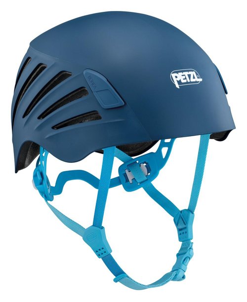 PETZL BOREA Women's Durable Helmet with TOP & Side Enhanced Protection, S/M, Navy Blue
