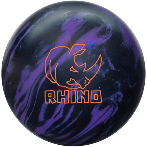 Brunswick Rhino Purple/Black Bowling Ball (10, Pounds)