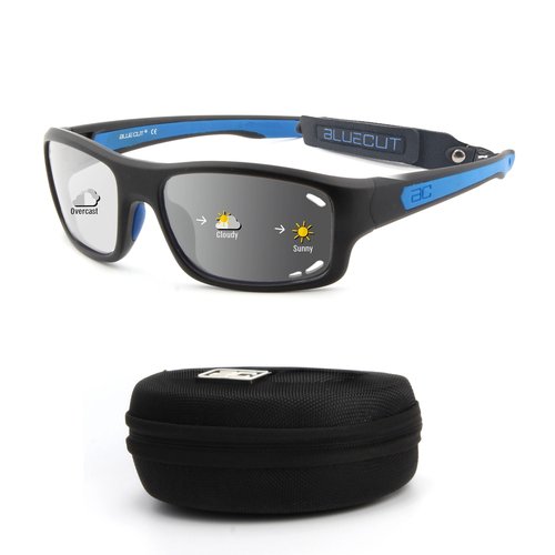 BLUE CUT Sports Protection Goggles, Photochromic Lenses Safety Glasses for Basketball, Pickleball Indoor Outdoor Sports