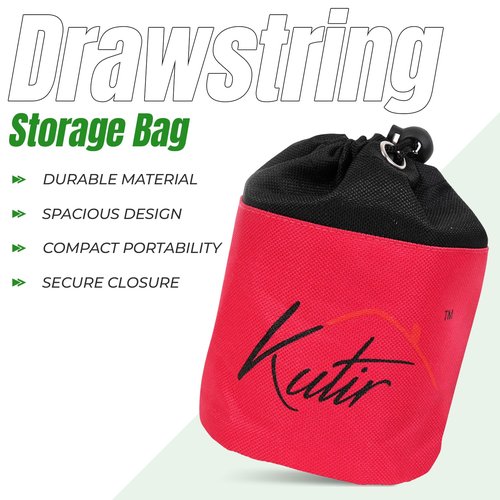 Kutir Throw Weight and Line Kit with Storage Bag 11 OZ 600D Pouch, 150 Foot Polyethylene Easter Rope for Arborists, Suitable for Tree Climbing, High Limb Throwing