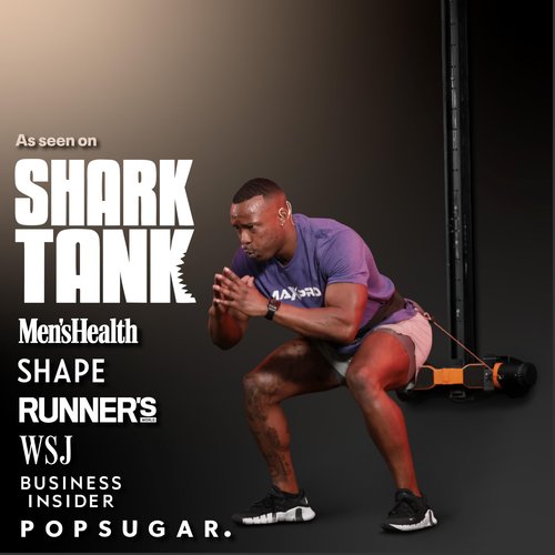 MAXPRO: Portable Smart Cable Gym | As Seen on Shark Tank | All-in-One Workout Machine with Bluetooth & Free App | 5-300lbs Resistance | Exercise Anywhere – Outdoors, Travel, Camping | Periwinkle
