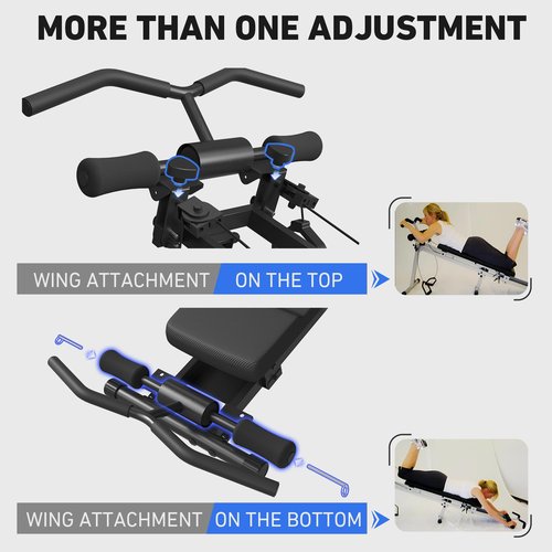 GMWD Total Home Gym – Full Body Workout Machine with Detachable Footplate, Swing Attachment, and Weight Holder for Home Gym Workouts(TG01 PR0)