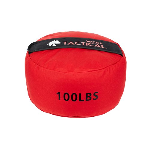 WOLF TACTICAL Sandbag Workout Bag Sand Bags for Weight Training Workout Sandbag Fitness Sand Bag (100 LB (Red))