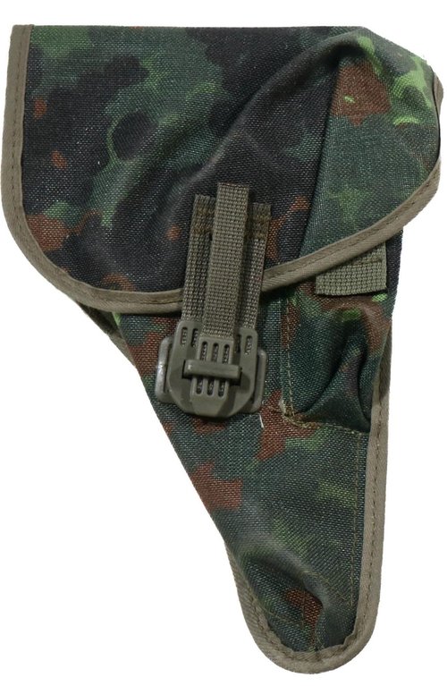 Genuine German Military Holster P1 / P38 Holster Bundeswehr Flecktarn Camouflage Pouch