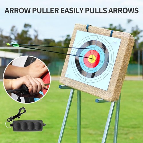 Cifupy 20'' Straw Target - Traditional Handmade Archery Target, Suitable for Outdoor Hunting Shooting Practice with Curved Bow and Long Bow (20 Inch Targets for Backyard)