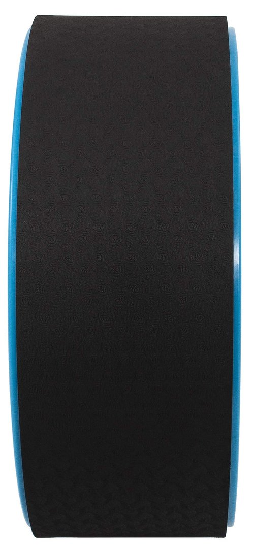 Fitvids Yoga Wheel for Stretching Yoga Prop Wheel, Comfortable Support for Yoga Poses and Backbends, Blue