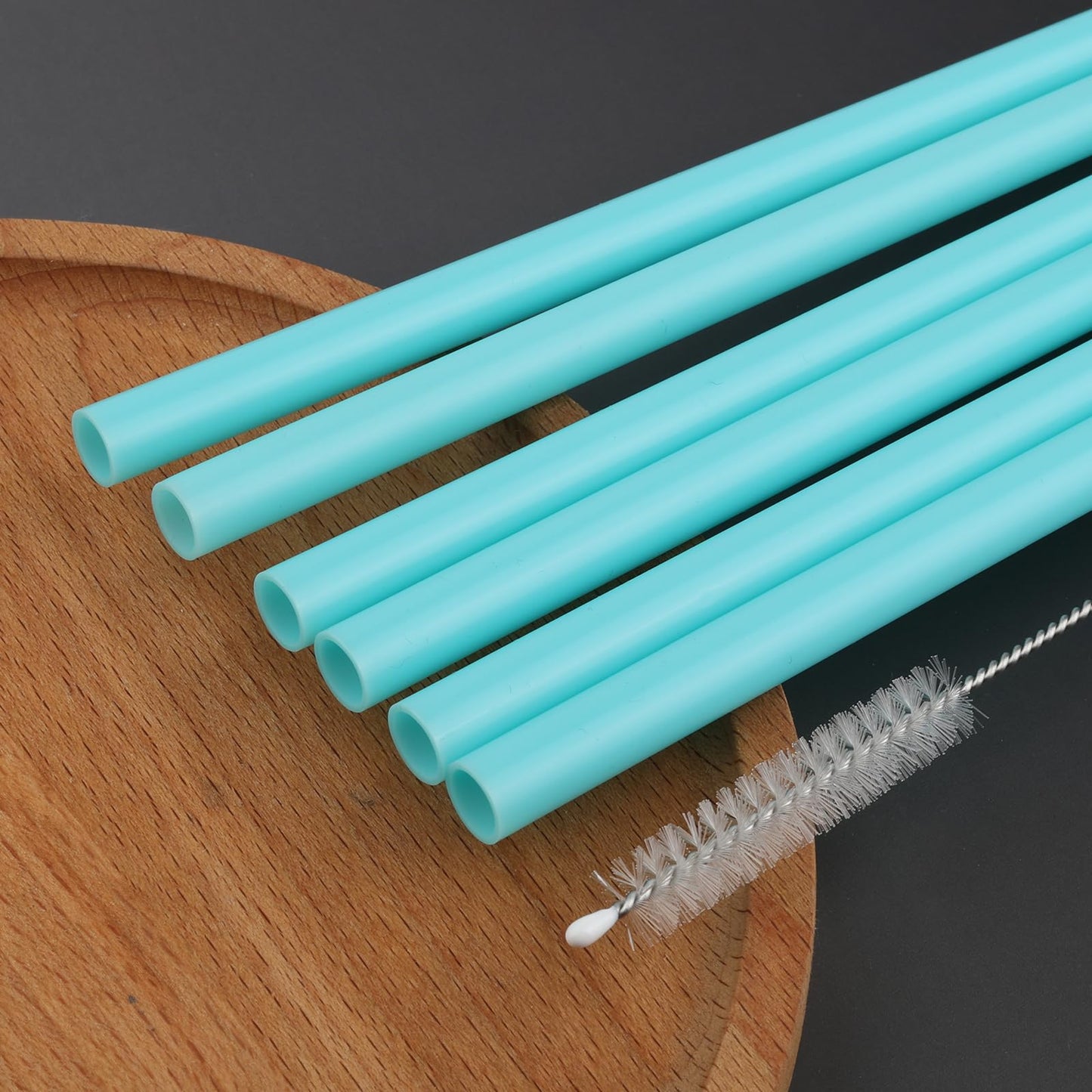 Replacement Straws Compatible with Owala Water Bottle Freepsip 24 Oz - Replacement Parts For Owala Cup 32 Oz -Accessories Set Include 6 BPA-FREE Straws and 1 Cleaning Brush