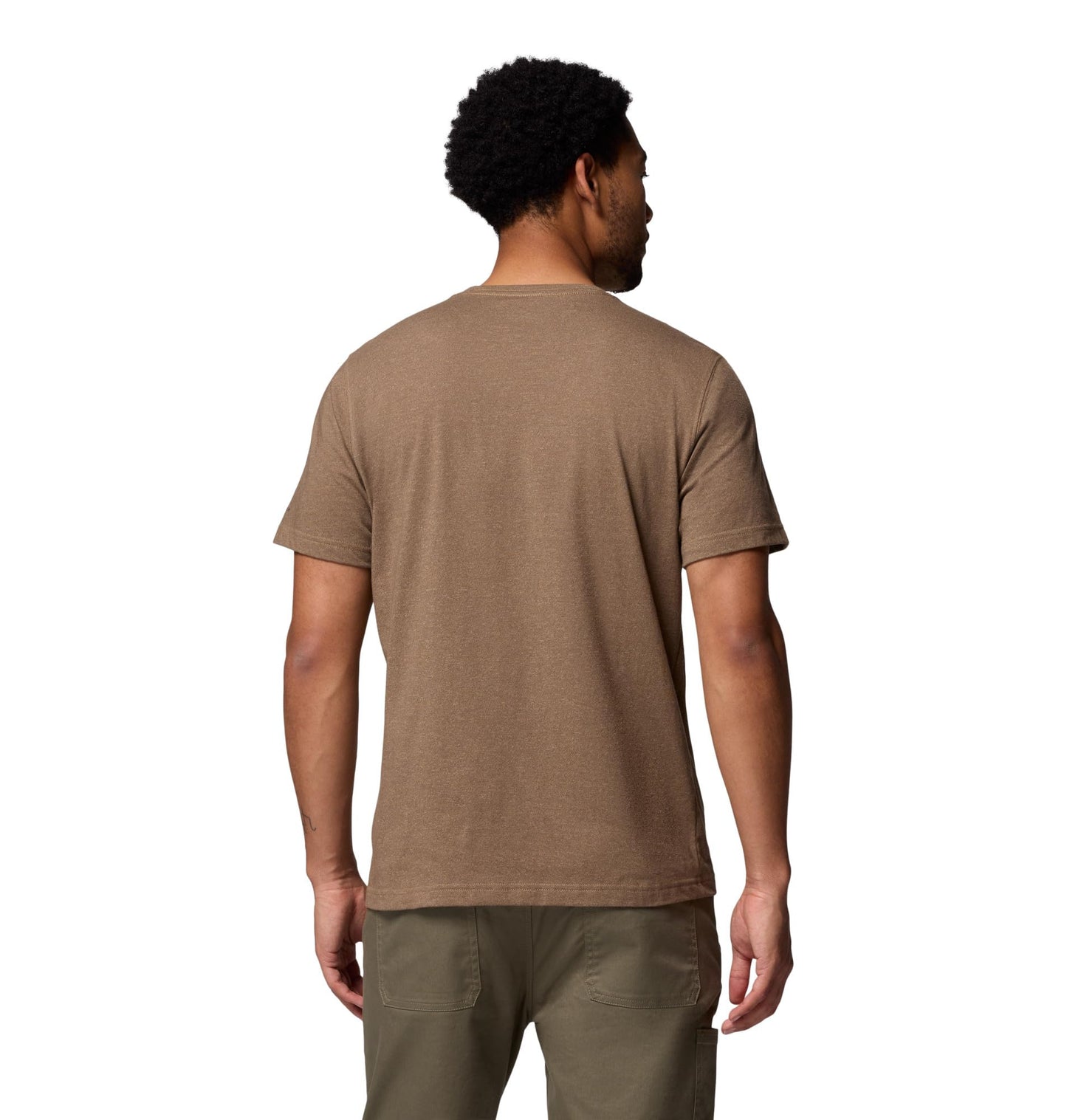 Columbia Mens Thistletown Hills Short Sleeve T-Shirt, Delta Heather, Small