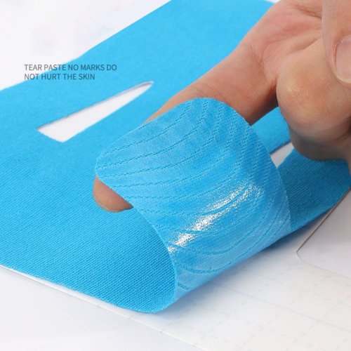Kinesiology Tape for Shoulder, 10 Shoulder Support Tapes, Breathable Waterproof Elastic Sports Straps for Shoulder Stabilization (Blue)