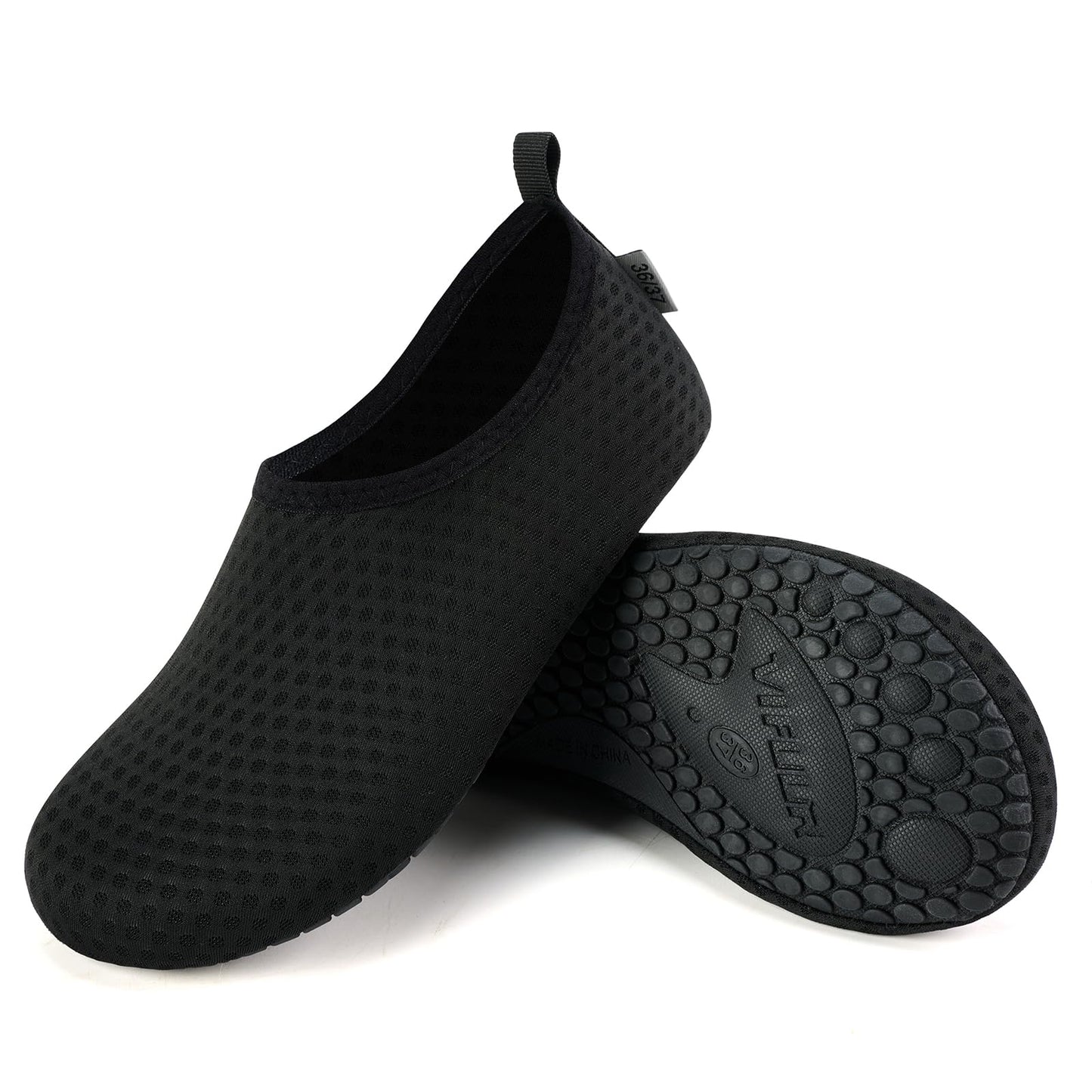 VIFUUR Water Sports Unisex Shoes Black Xue - 5.5-6.5 W US/ 4.5-5.5 M US (36-37)