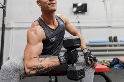 skott 2019 Evo 2 Weightlifting Gloves with Integrated Wrist Wrap Support-Double Stitching for Extra Durability-Get Ripped with The Best Body Building Fitness and Exercise Accessories (Large)