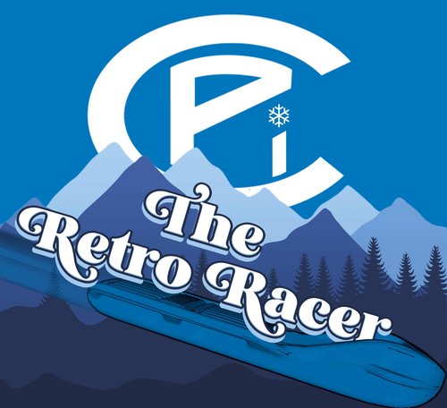 The Original Retro Racer Snow Sled by Confer Plastics, Cool Blue Color, Durable Design for All Ages, Made in USA, Available as a Single Sled for Quick Rides