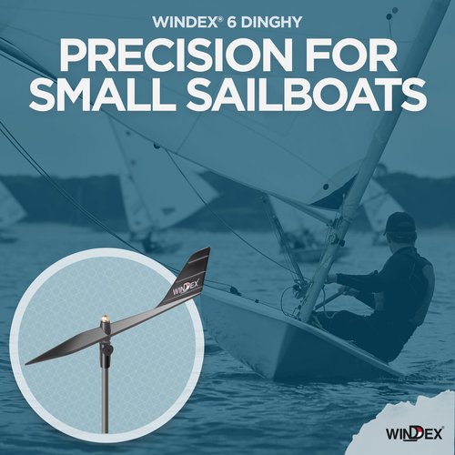 Windex 6 Dinghy - Wind Direction Indicator for Sailing, Sailboat Wind Indicator, Boat Accessories, for Dinghy?™s and Smaller Multihull Boats